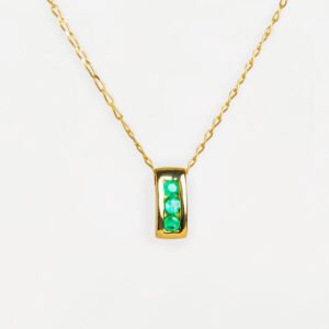 Gargantilla en oro de 18K con dije