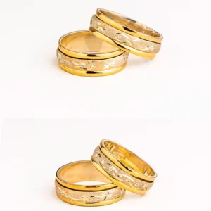 Aretes oro amarillo 18K