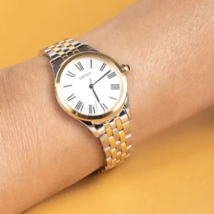 Reloj seiko para dama redondo números romanos